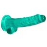 Real Rock Crystal Gode Crystal Clear 14 x 3.5cm Vert